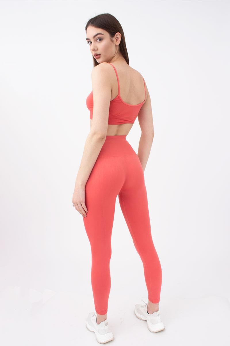 Легінси спортивні безшовні Giulia LEGGINGS ENERGY з високою талією L/XL Pink (4823102997568) - фото 5 Легінси спортивні безшовні Giulia LEGGINGS ENERGY з високою талією L/XL Pink (4823102997568) - фото 5