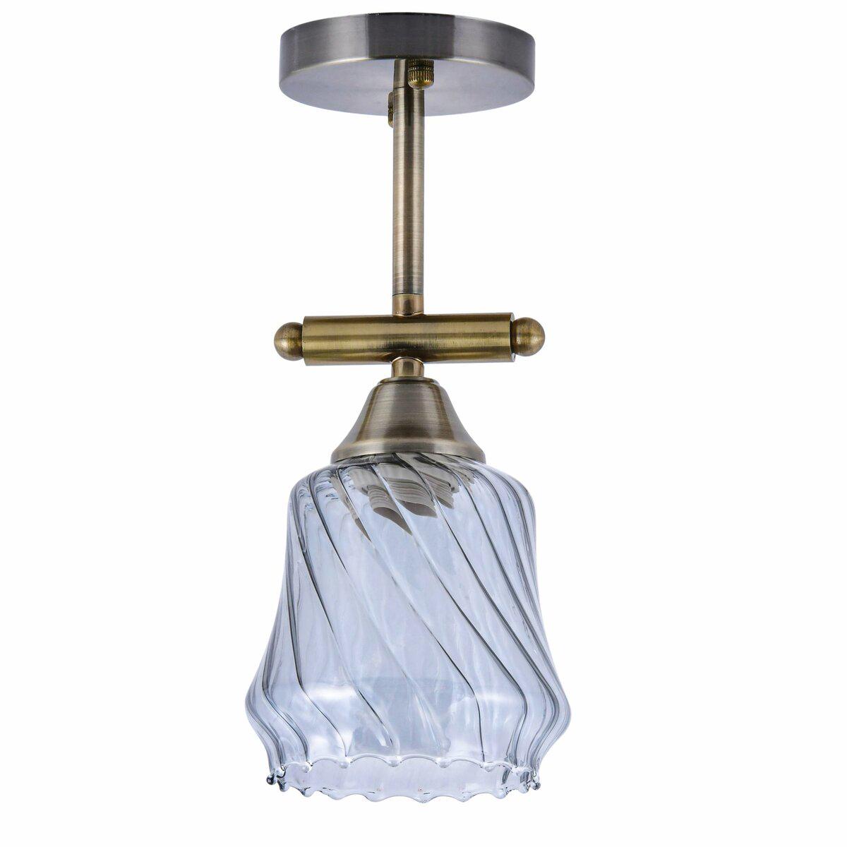 Люстра потолочная Light House SRS-19784/1 прозрачный плафон Бронзовый