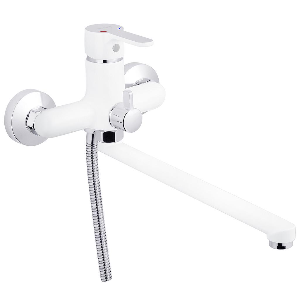 Смеситель для ванны IBERGRIF Square M13122W CV028487 однорычажный Белый (147744)