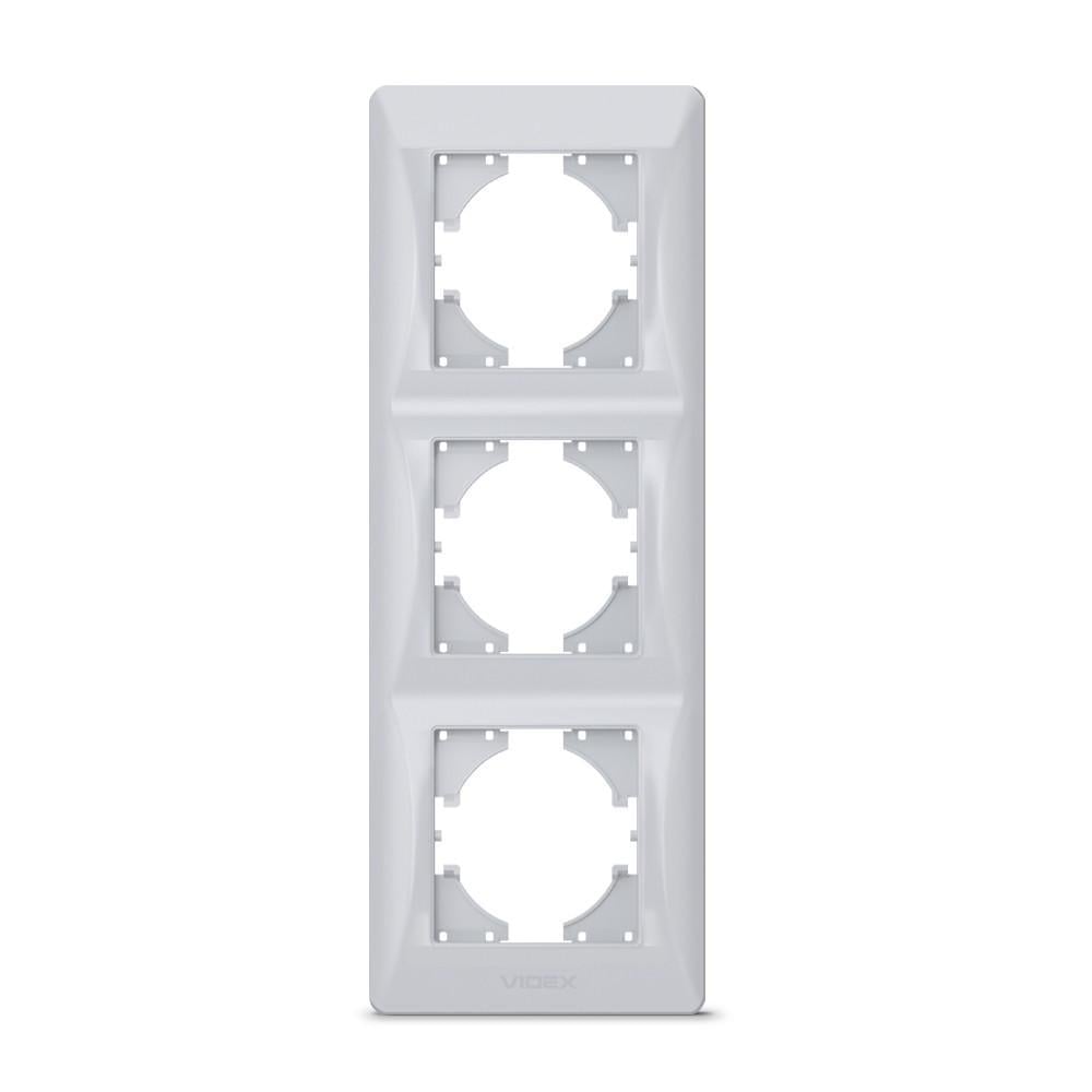 Рамка вертикальная Videx Binera VF-BNFR3V-SS Рамка вертикальная Videx Binera VF-BNFR3V-SS