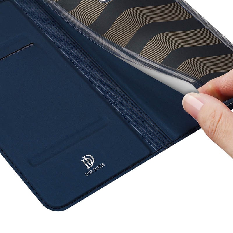 Чохол-книжка Dux Ducis з кишенею для візиток для Xiaomi Redmi Note 9/Redmi 10X Синій - фото 3 Чохол-книжка Dux Ducis з кишенею для візиток для Xiaomi Redmi Note 9/Redmi 10X Синій - фото 3