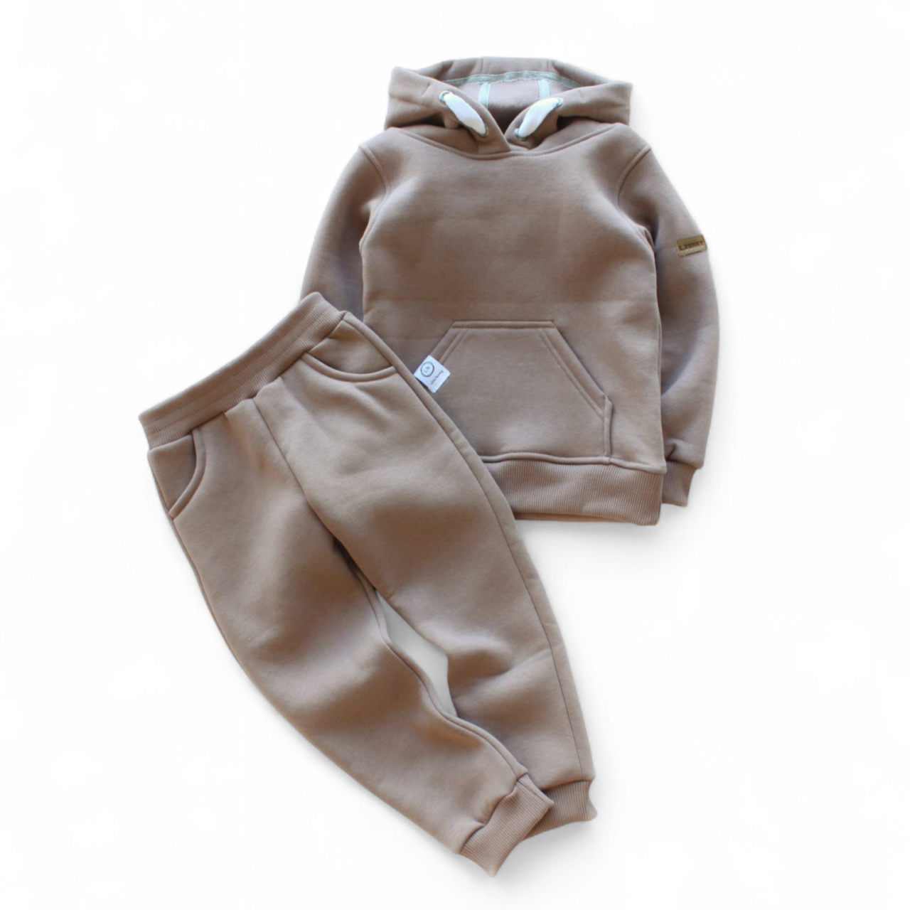 Костюм спортивный детский Little Bunny с начесом 140 см Кэмел (2732611099)