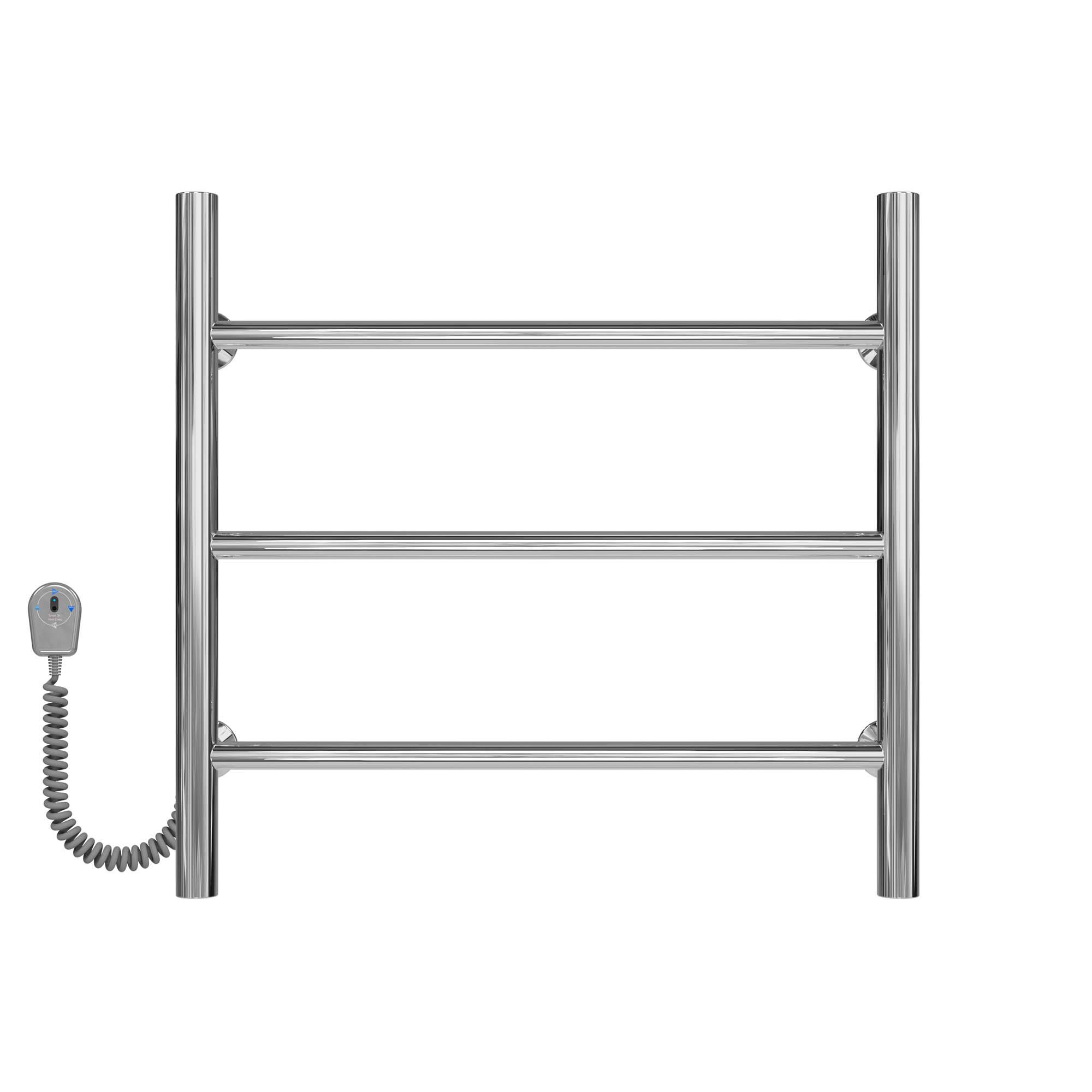 Полотенцесушитель электрический Deffi Орион П3 EF16 левое подключение нержавеющая сталь 500х500 мм Хром (C.OR.50.50.3.ECL5)