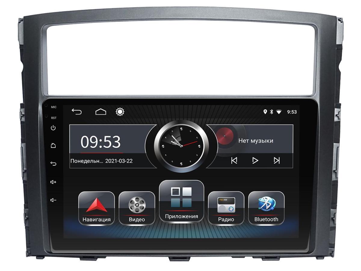 Штатная автомагнитола Incar PGA2-6104RF Mitsubishi Pajero IV 2007-2015 with amplifier