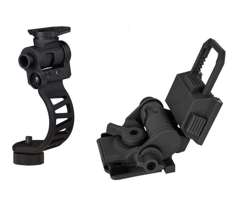 Комплект креплений J-Arm и FMA L4G24 на шлем для ПНО Пластик и металл