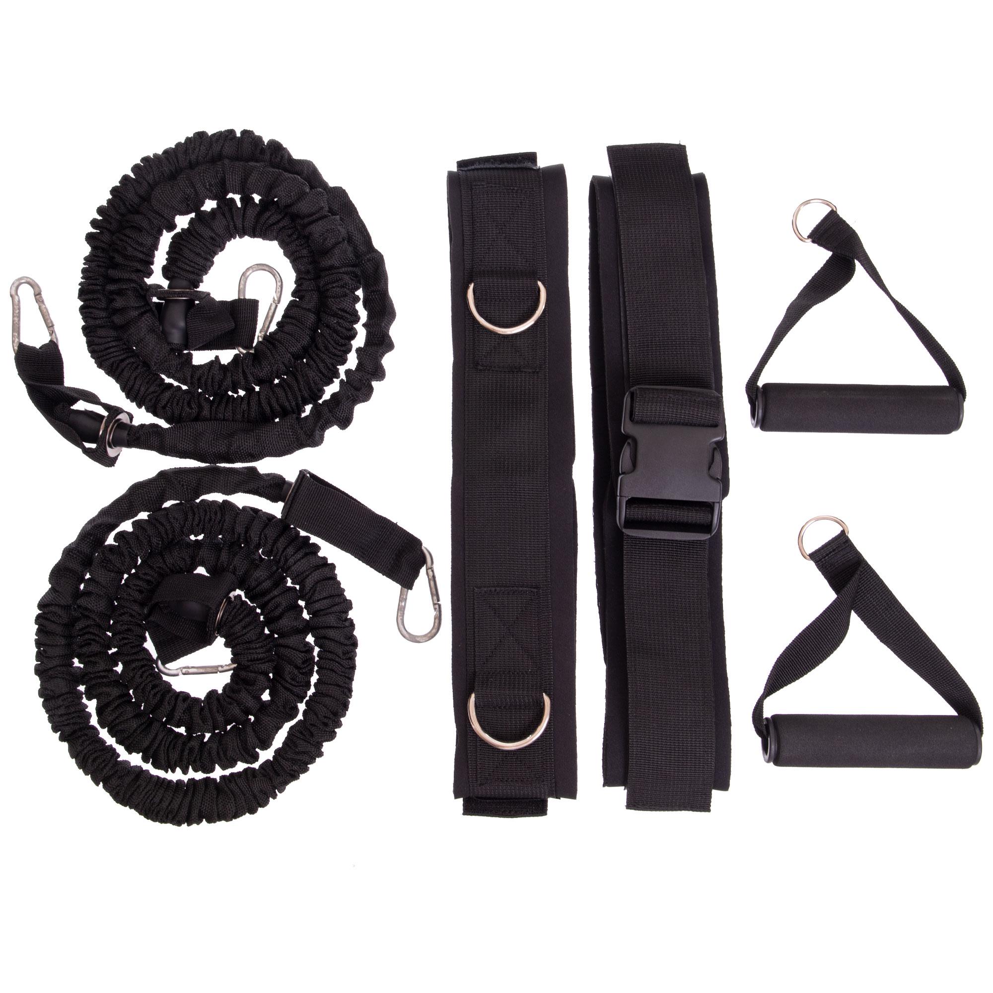 Тренировочная система Zelart SP-Planeta Stroops Knee Strike C-4110 парная с креплением на пояс Черный (DR002466)