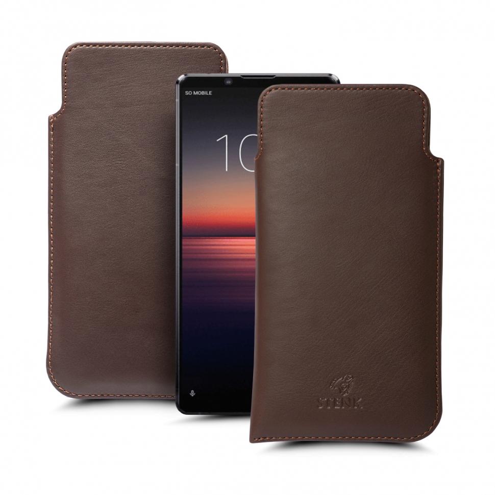 Футляр Stenk Elegance для Sony Xperia 1 II Коричневий (66132) Футляр Stenk Elegance для Sony Xperia 1 II Коричневий (66132)