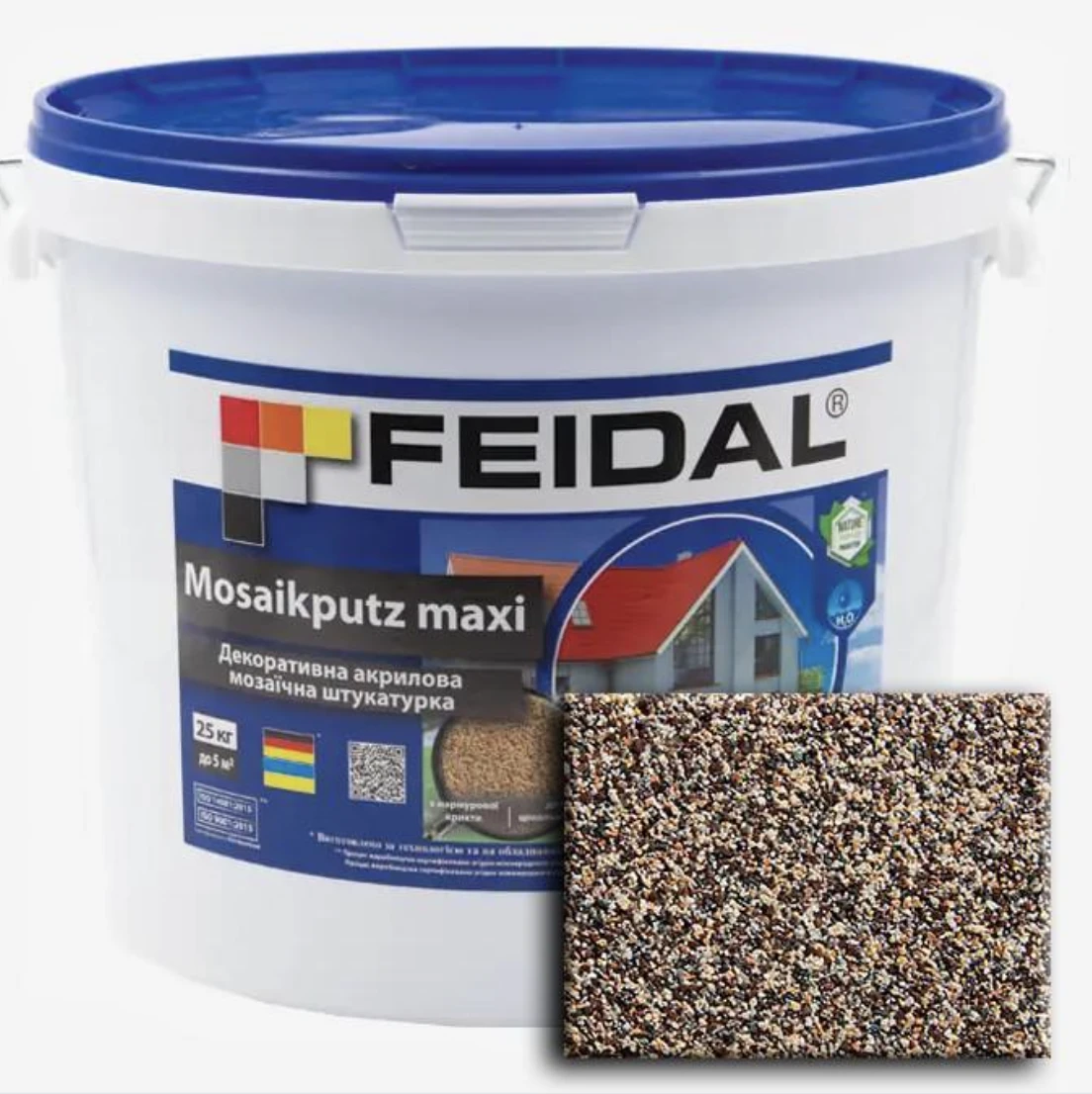 Декоративна штукатурка акрилова мозаїчна Feidal Mosaikputz maxi C34 15 кг (1886455812)