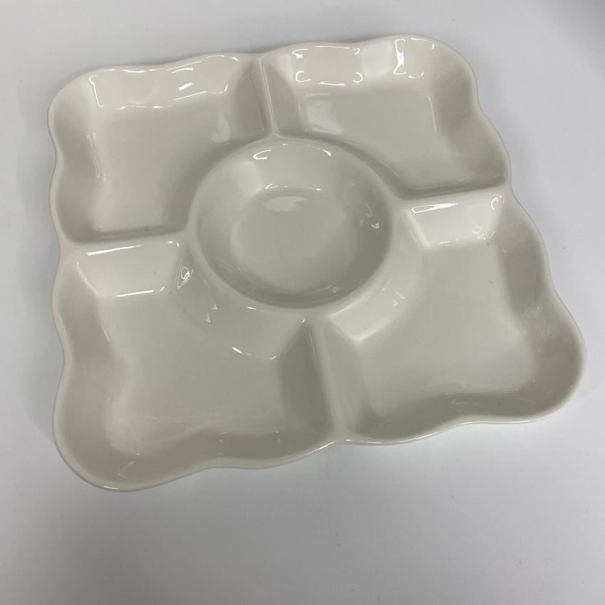 Менажниця порцелянова Helios 2613 квадратна 28,2х28,2х2,8 см (2050182257) - фото 1 Менажниця порцелянова Helios 2613 квадратна 28,2х28,2х2,8 см (2050182257) - фото 1