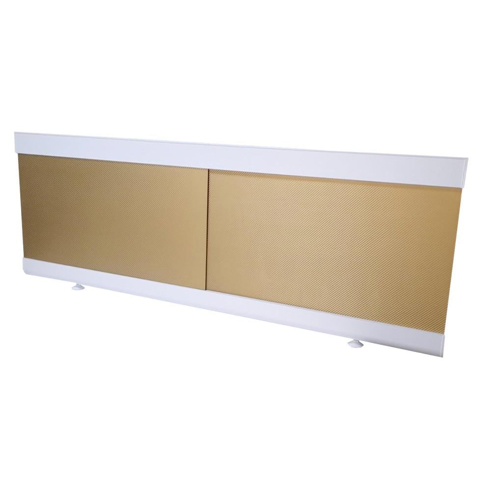 Экран под ванну The MIX Крепыш Carbon 180 см Gold - фото 4