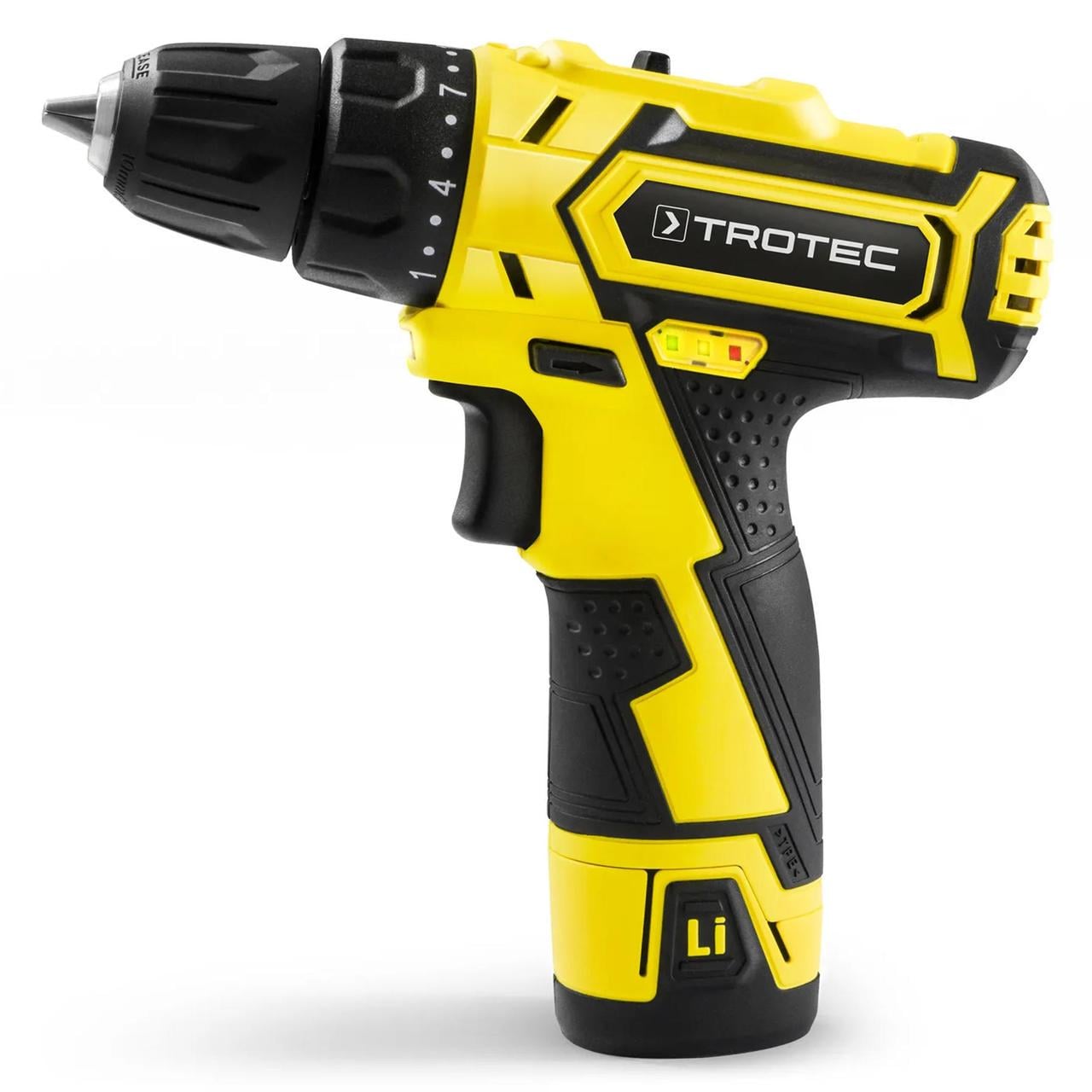 Дрель-шуруповерт аккумуляторный Trotec PSCS 11-12V с кейсом (4410000102) Дрель-шуруповерт аккумуляторный Trotec PSCS 11-12V с кейсом (4410000102)