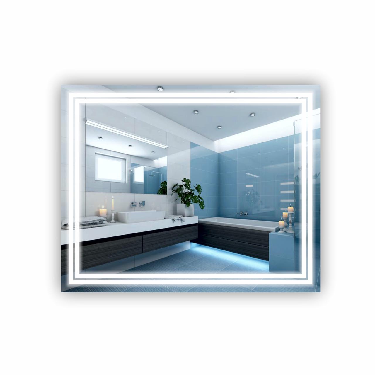 Зеркало для ванной комнаты с LED подсветкой SR-081 1000х800 мм