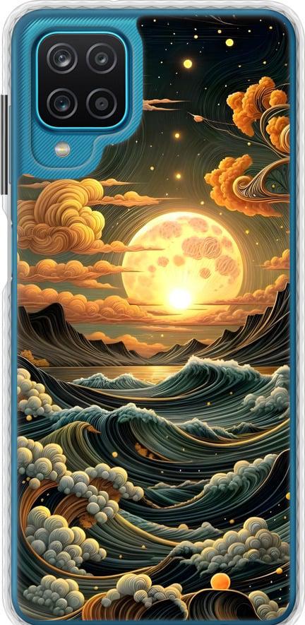 Чехол на Samsung Galaxy M12 M127F Арт волны (6332pc-2360-42517)