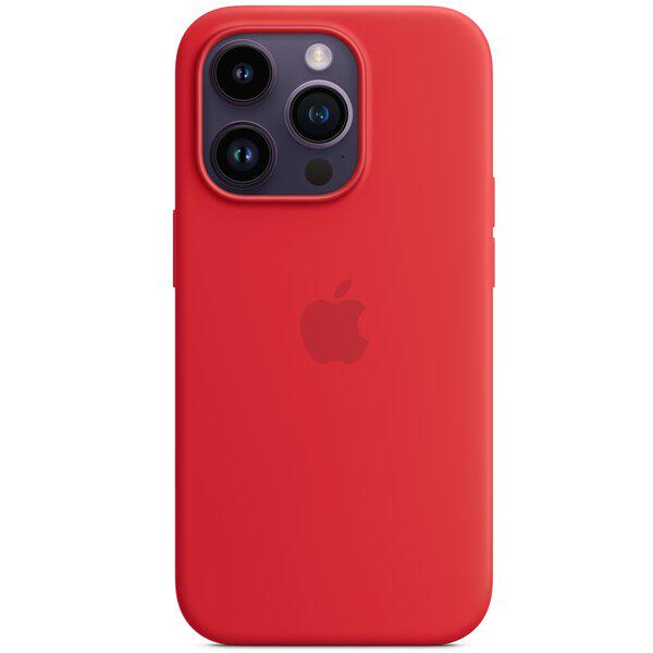 Чехол Silicone Case with MagSafe iPhone 14 Pro Red