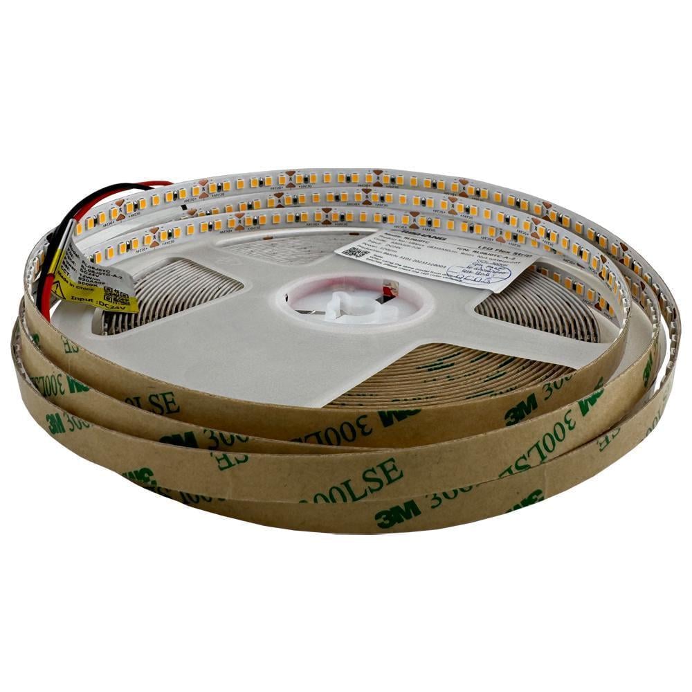 Светодиодная лента 2835-180-IP20-WW-8-24 RL08J0TC-A-2 3000K CRI90 10 м (16974)