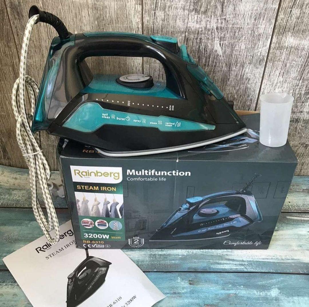 Утюг Rainberg с керамической подошвой 3200 W (RB-6310) - фото 5 Утюг Rainberg с керамической подошвой 3200 W (RB-6310) - фото 5