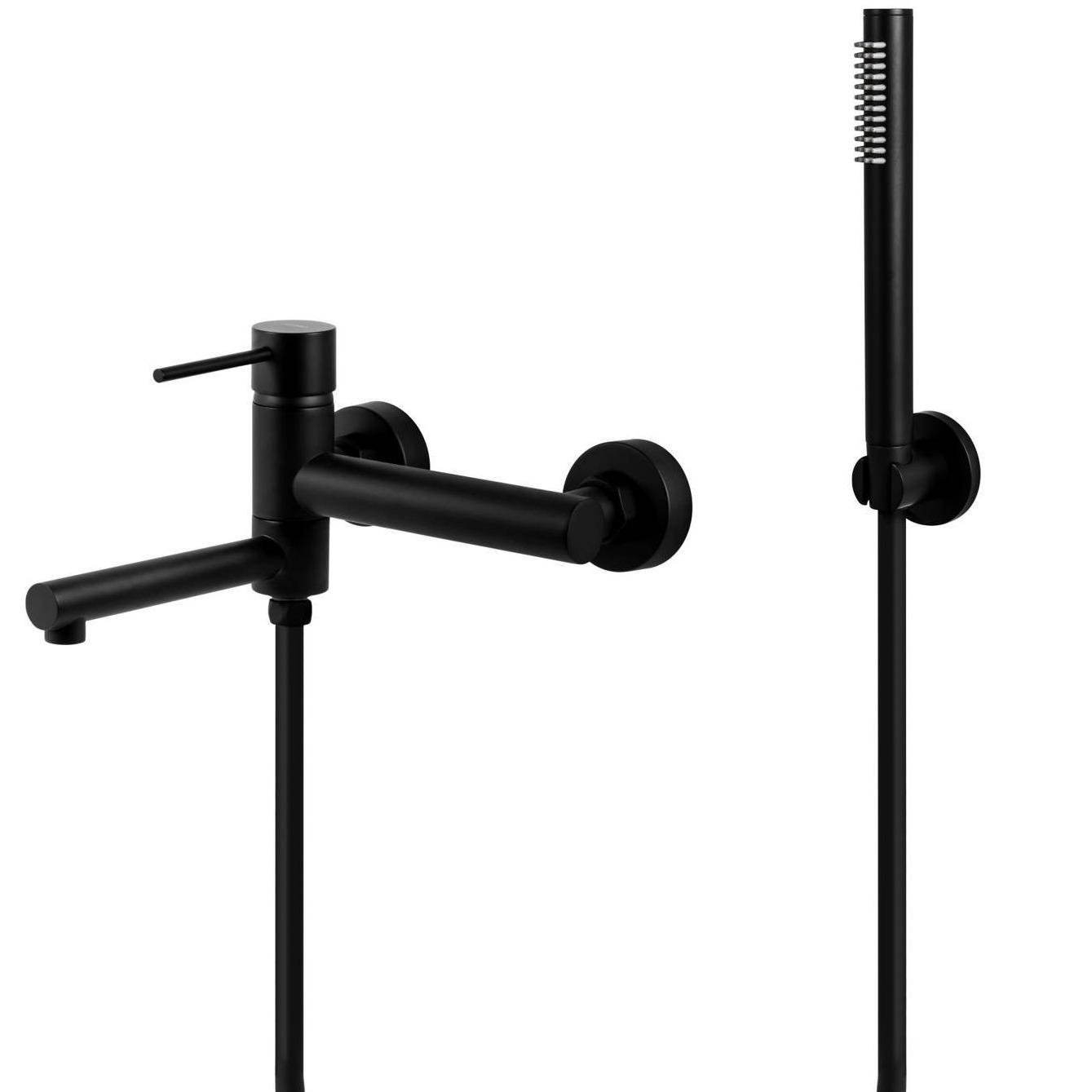 Змішувач для ванної Corsan LUGO CMZ062BL reac-10000000056 одноважільний Чорний (158748)