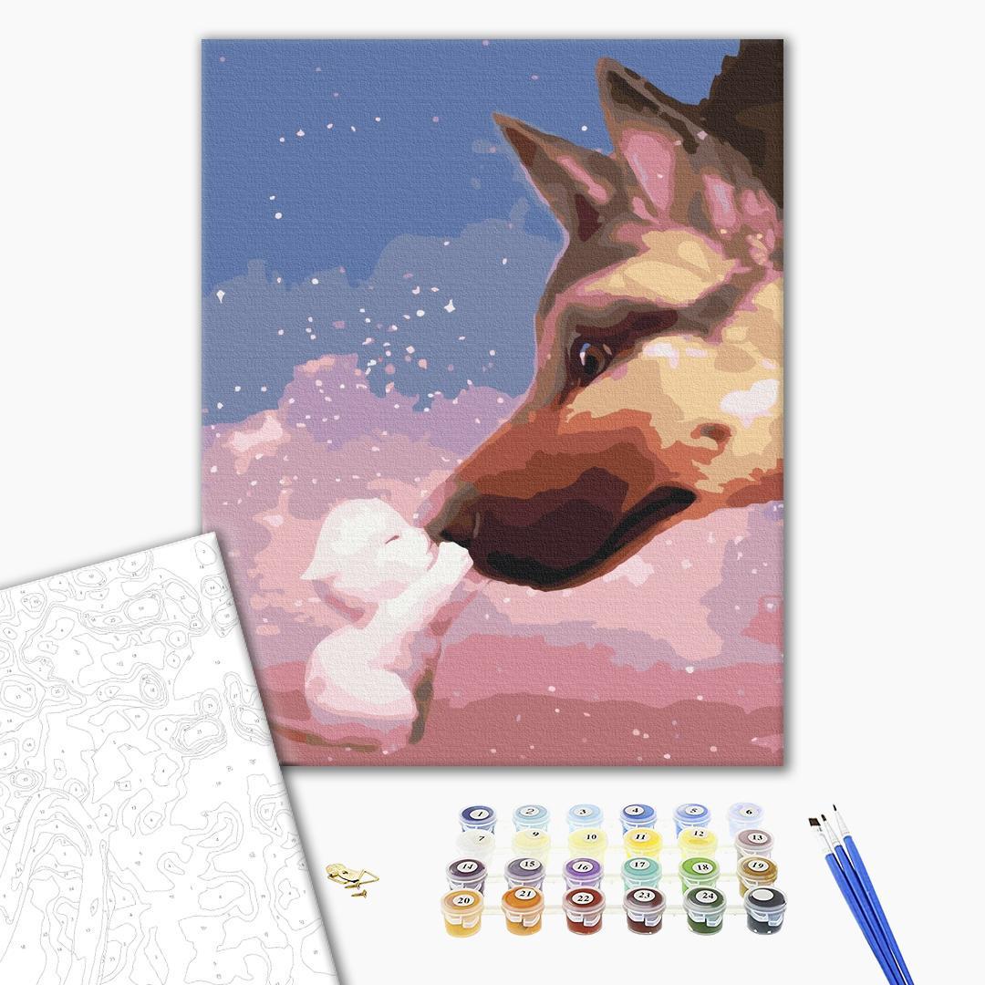 Картина по номерам BrushMe Смелый друг 40х50 см (BS37432) - фото 2 Картина по номерам BrushMe Смелый друг 40х50 см (BS37432) - фото 2