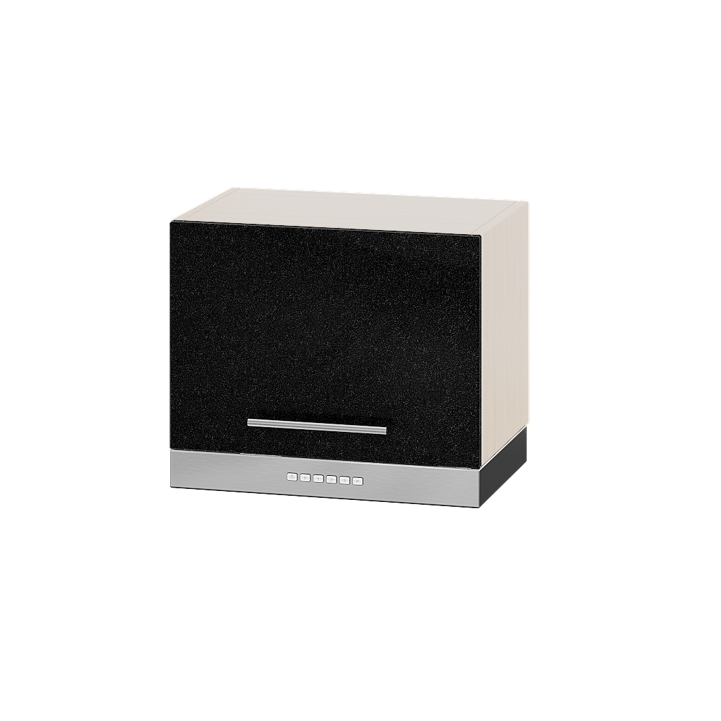 Шафа верхня під витяжку Еверест Модерн модуль Верх В15-500 50х30х36 см Чорний металік глянець/Дуб Молочний (05101) - фото 1 Шафа верхня під витяжку Еверест Модерн модуль Верх В15-500 50х30х36 см Чорний металік глянець/Дуб Молочний (05101) - фото 1