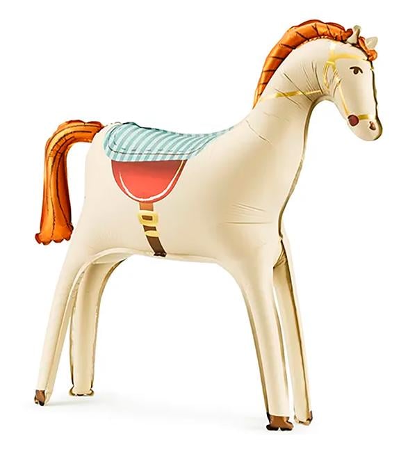 Повітряна куля стояча PartyDeco Конячка 68,5x68,5 см Кремовий (30763945) Повітряна куля стояча PartyDeco Конячка 68,5x68,5 см Кремовий (30763945)