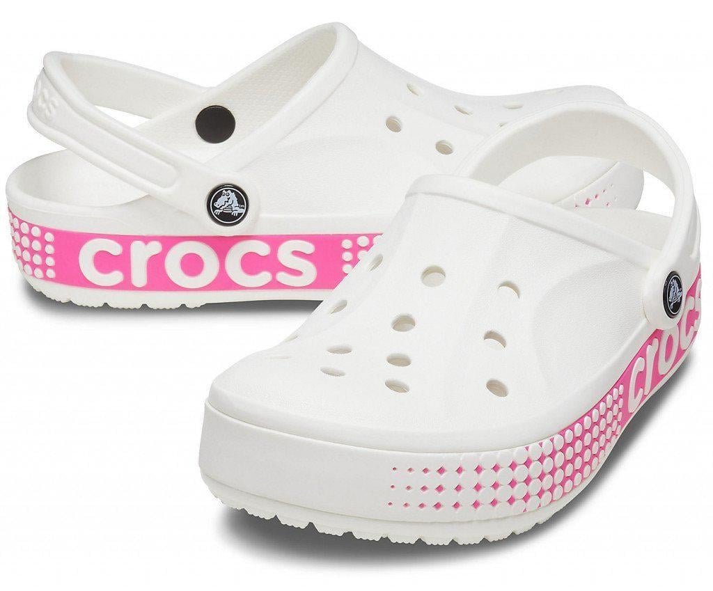 Сабо Crocs Bayaband Logo Motion Clog р. M7/W9/39 25,5 см White (205089-W) - фото 3