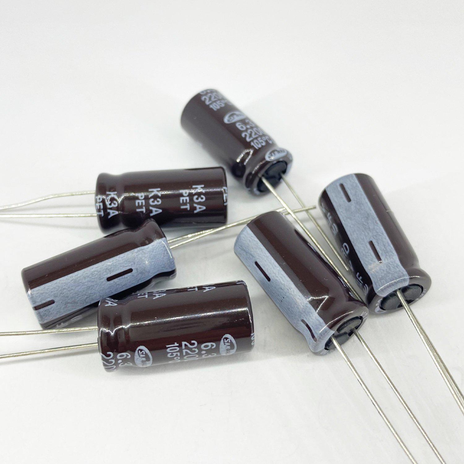 Електролітичні конденсатори Samwha 2200 мкф 6,3V 10x20 мм 105 °C (5461)