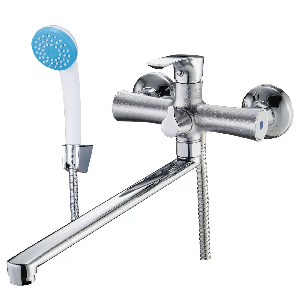 Смеситель для ванны Wezer FAB7 с душевым гарнитуром (2465589448)