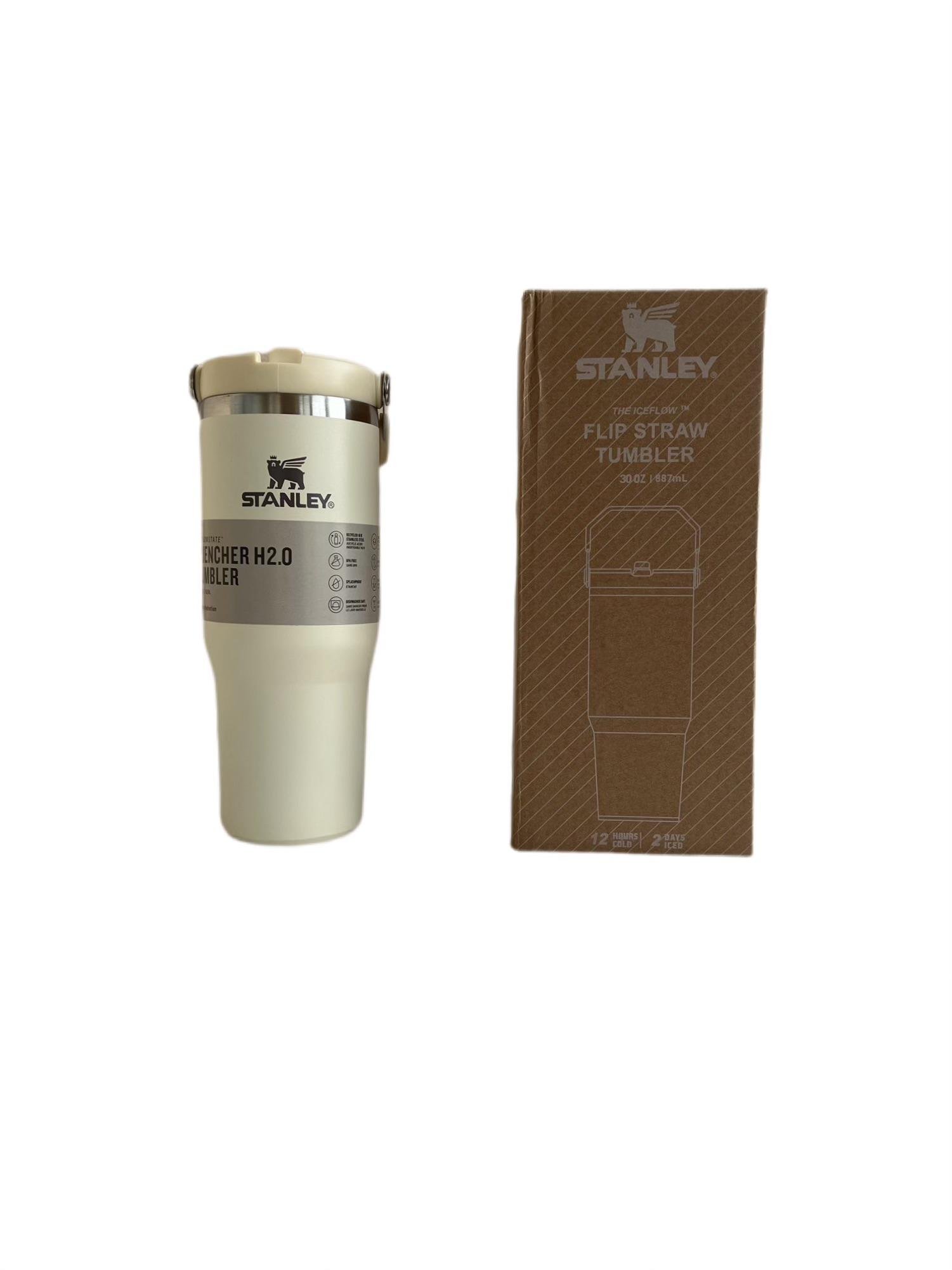 Термокружка Stanley IceFlow Flip Straw Tumbler 30 oz 887 мл Молочно-кремовый (31214150)