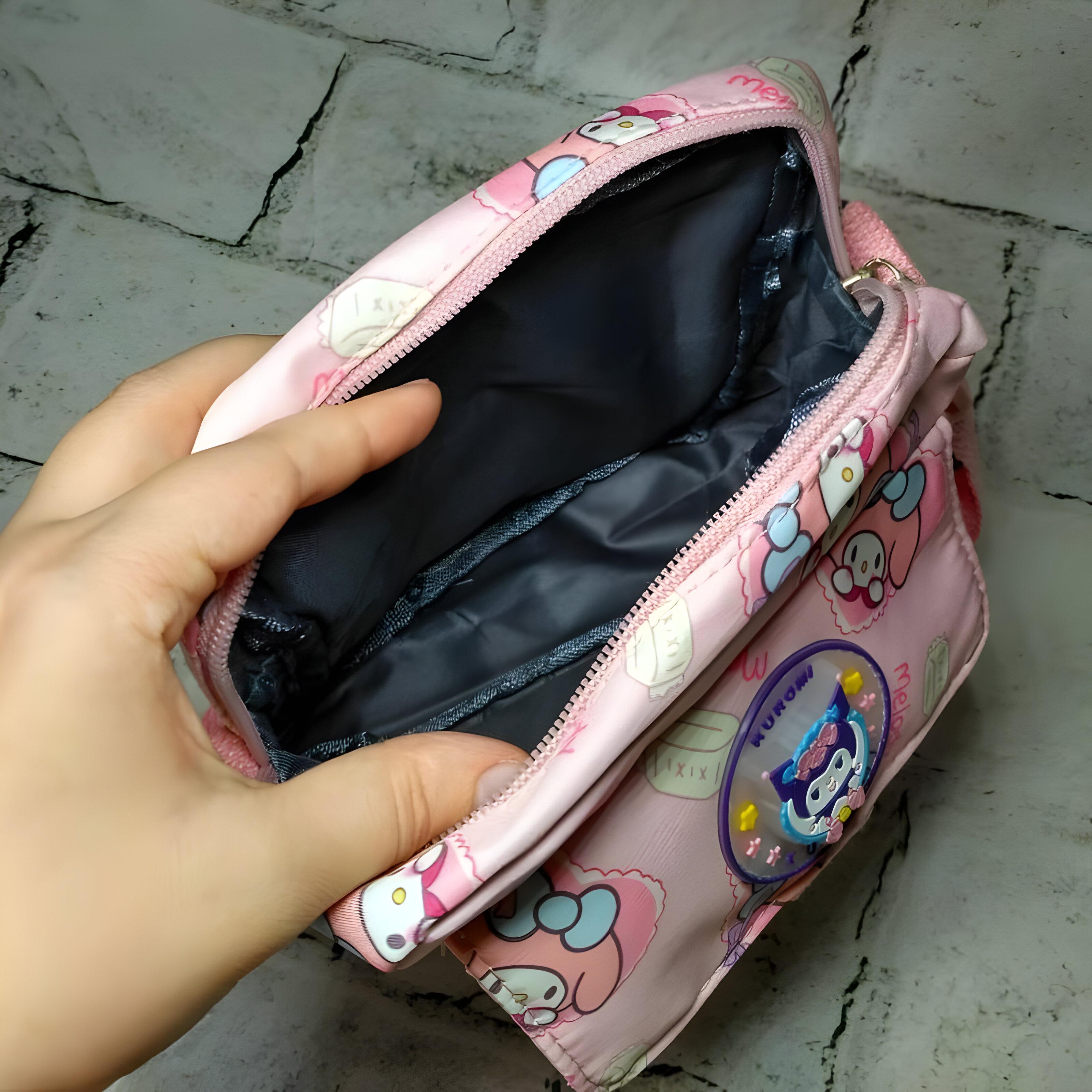 Сумка дитяча крос-боді Мелоді 20х16х6 см Рожевий (25-575) - фото 5 Сумка дитяча крос-боді Мелоді 20х16х6 см Рожевий (25-575) - фото 5