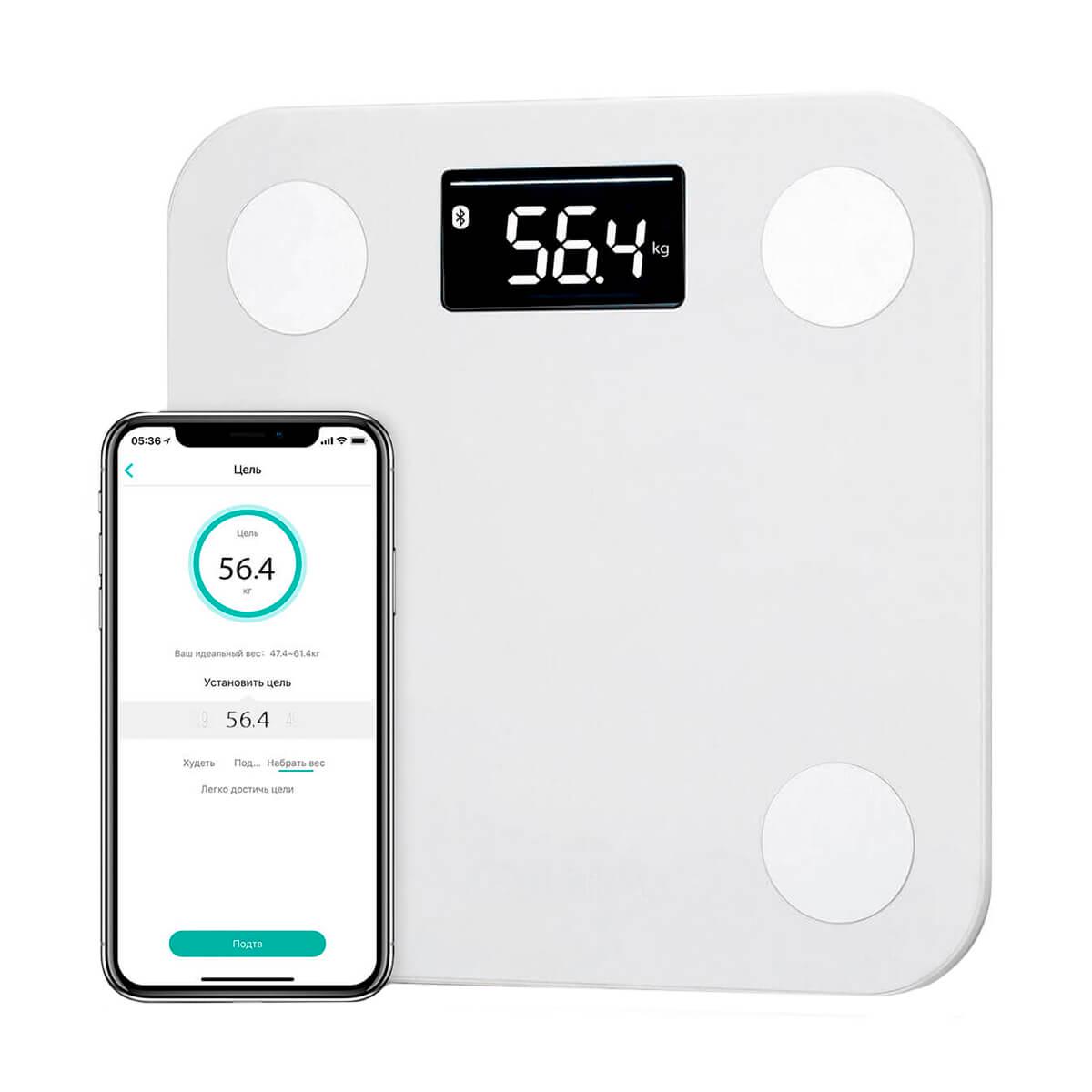 Ваги YUNMAI Mini Smart Scale White (M1501-WH) - фото 4