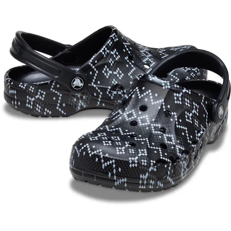 Крокси чоловічі Baya Holiday Graphic Clog р. 43-44 Чорні (21985)