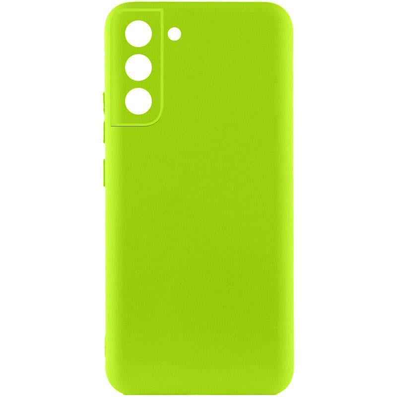 Противоударный чехол Silicone Cover Lakshmi Full Camera (A) для Samsung Galaxy S21 FE Neon Green