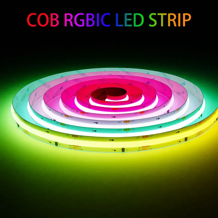 Світлодіодна стрічка адресна WS2811 RGB COB 24V 576 світлодіодів (28211) - фото 3 Світлодіодна стрічка адресна WS2811 RGB COB 24V 576 світлодіодів (28211) - фото 3