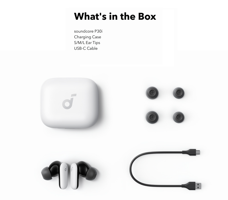 ᐉ Наушники Anker SoundCore P30i/R50iNC White (2000256) • Купить в Киеве ...