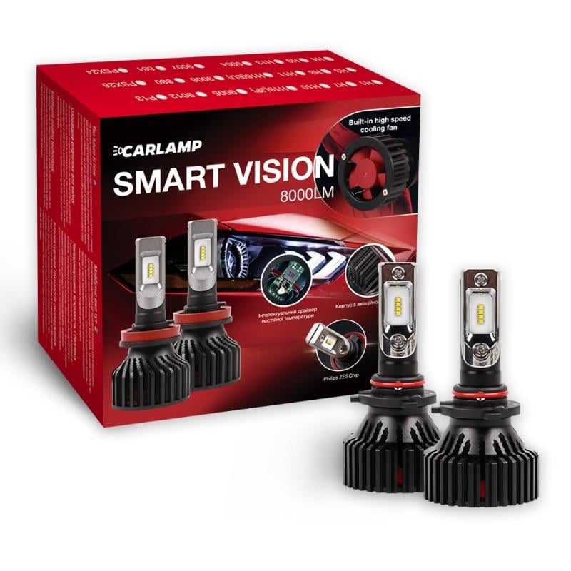Автолампы светодиодные HB3 CARLAMP Smart Vision Led 8000 Lm 6500 K (SM9005)