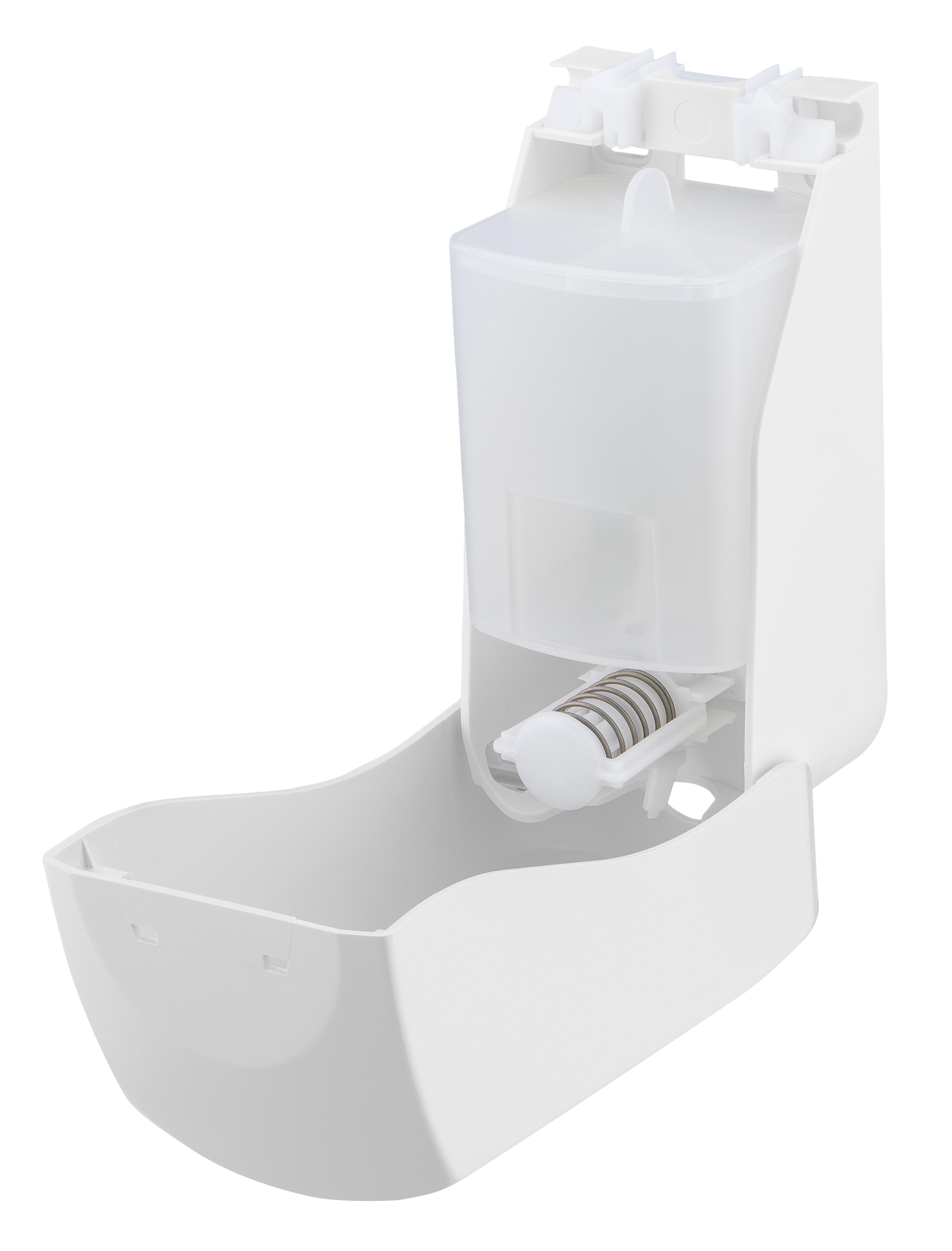 Дозатор рідкого мила 900 мл All Care Plastiqline PQSoap9 (5500) - фото 2 Дозатор рідкого мила 900 мл All Care Plastiqline PQSoap9 (5500) - фото 2