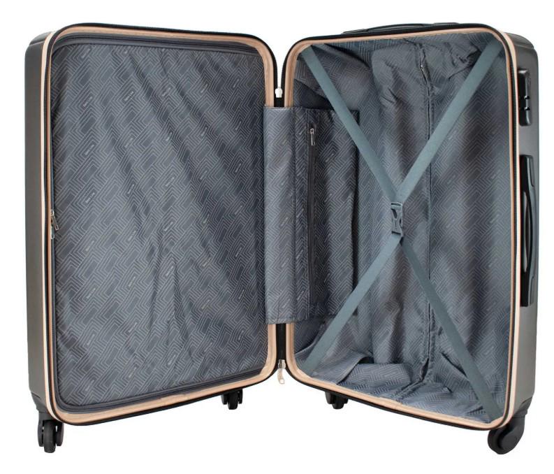 Чемодан SEMI LINE T5687-2 24" M Graphite (60302) - фото 5 Чемодан SEMI LINE T5687-2 24" M Graphite (60302) - фото 5