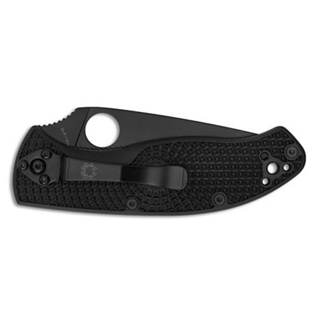 Ніж Spyderco Tenacious Lightweight напівсерейтор Blade Black (m306479) - фото 2