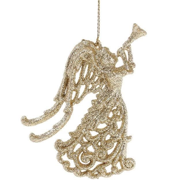 Новогодняя подвеска Ангелык Золотой (11321) Новогодняя подвеска Ангелык Золотой (11321)