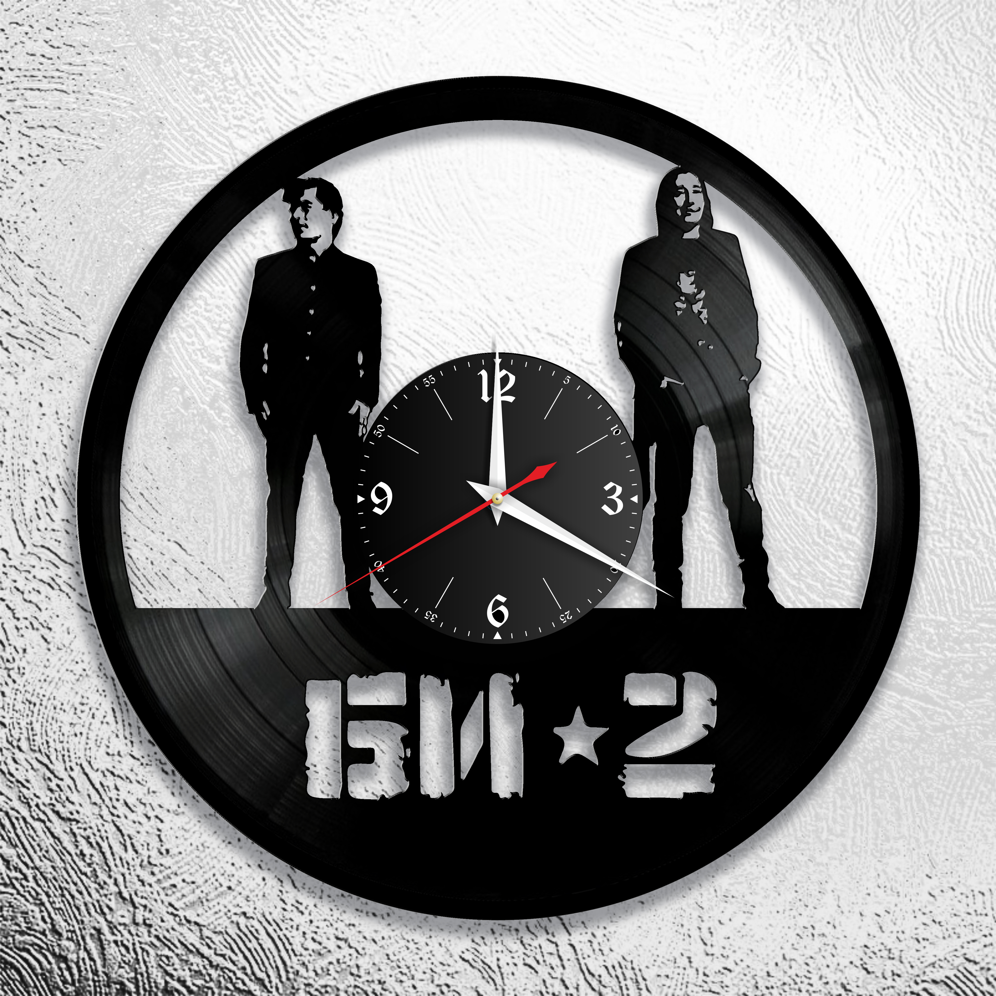 Часы настенные Би-2 0585 из виниловой пластинки