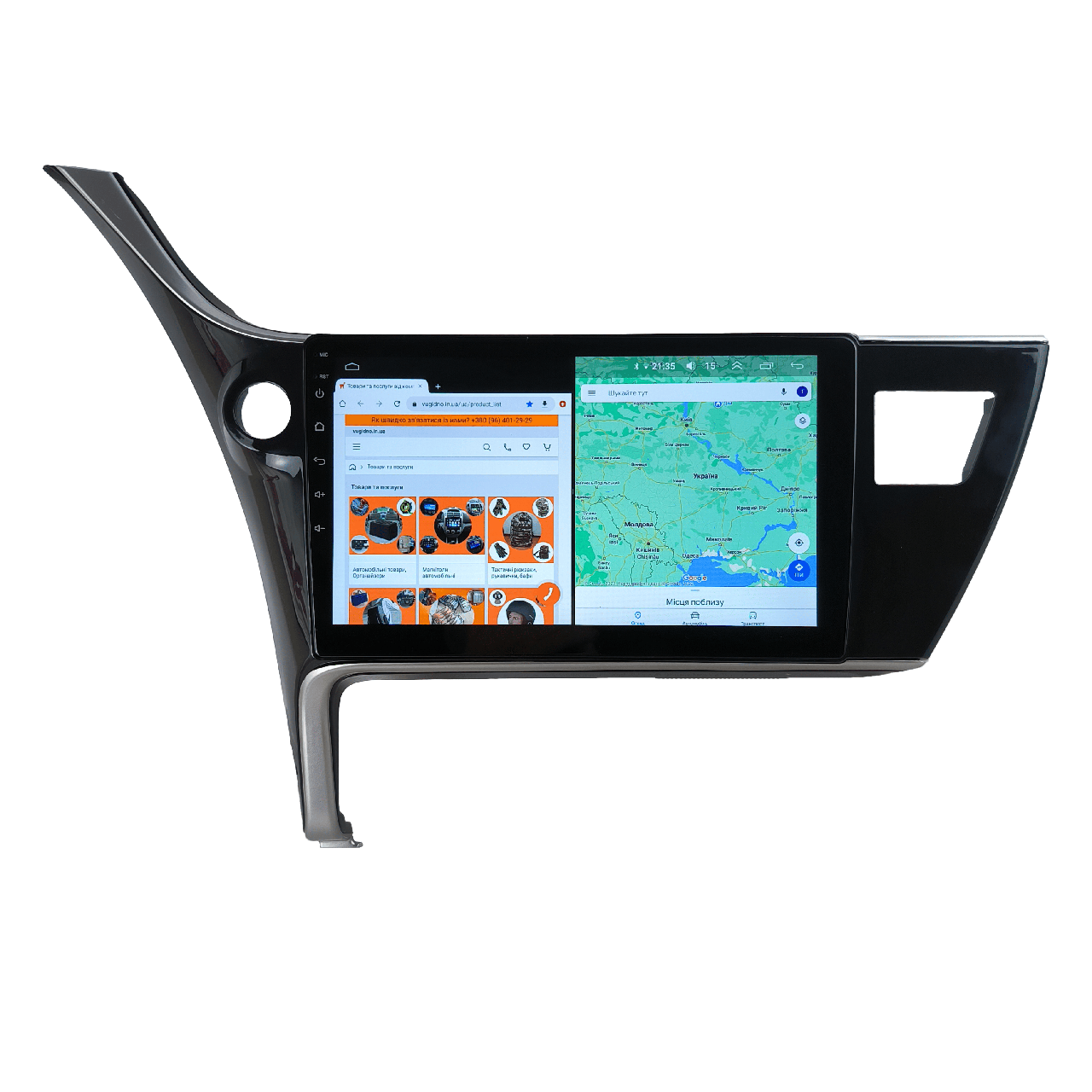 Автомагнитола для Toyota Corolla/Auris 2017-2018 4G/XyAuto/8 core/DSP Sound/CarPlay/Android (М-Ткр1-10-Т5)