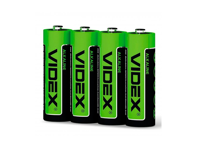 Батарейка щелочная Videx АА/LR6 SHRINK 4 шт.