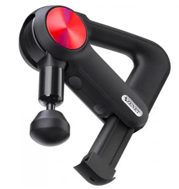 Масажер ударний ZENET ZET-705 для тіла з 12 насадками (29614790) Масажер ударний ZENET ZET-705 для тіла з 12 насадками (29614790)