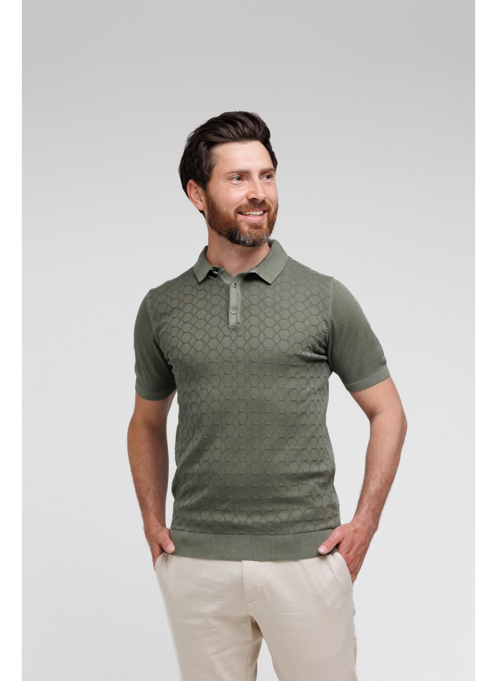 Поло мужское NAVI NV231-TX-002-Z M Зеленый