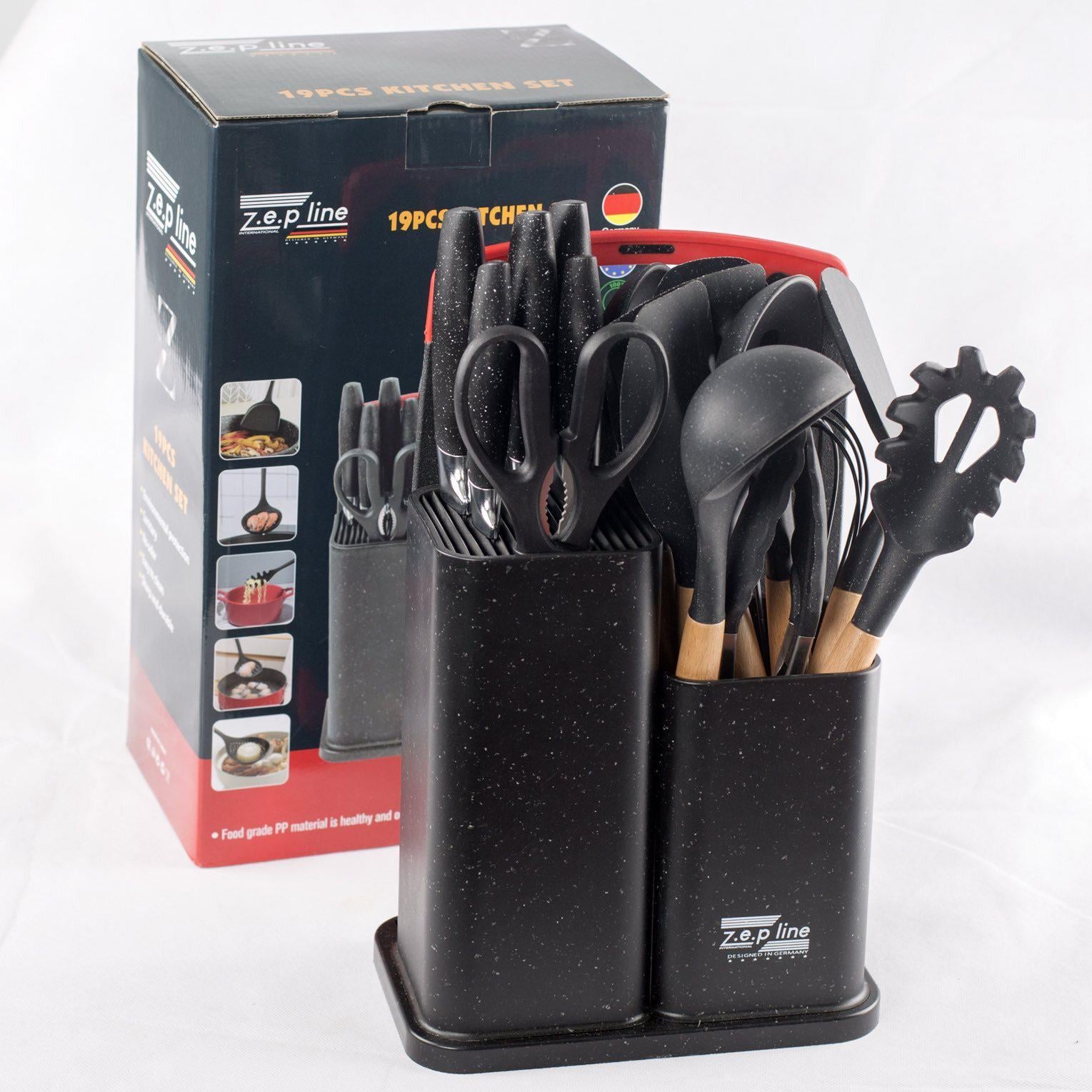 Набор кухонных ножей и принадлежностей ZP-067 19 предметов (42825-ZP-067_1386)