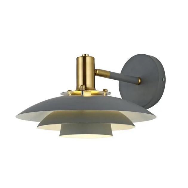 Бра настенное Valeso с металлическим каркасом одинарное G9 IP20 G 74729/1W Dark grey/Chrome (28686851)