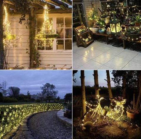 Гирлянда солнечная LED 15м/150 диодов/IP44/8 режимов для сада и террасы - фото 14 Гирлянда солнечная LED 15м/150 диодов/IP44/8 режимов для сада и террасы - фото 14