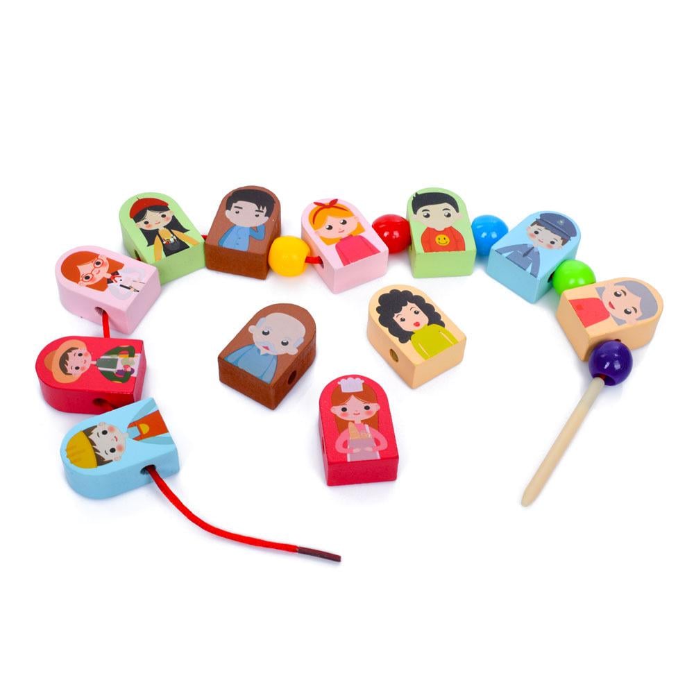 Деревянная игрушка Limo Toy MD 0811 Шнуровка
