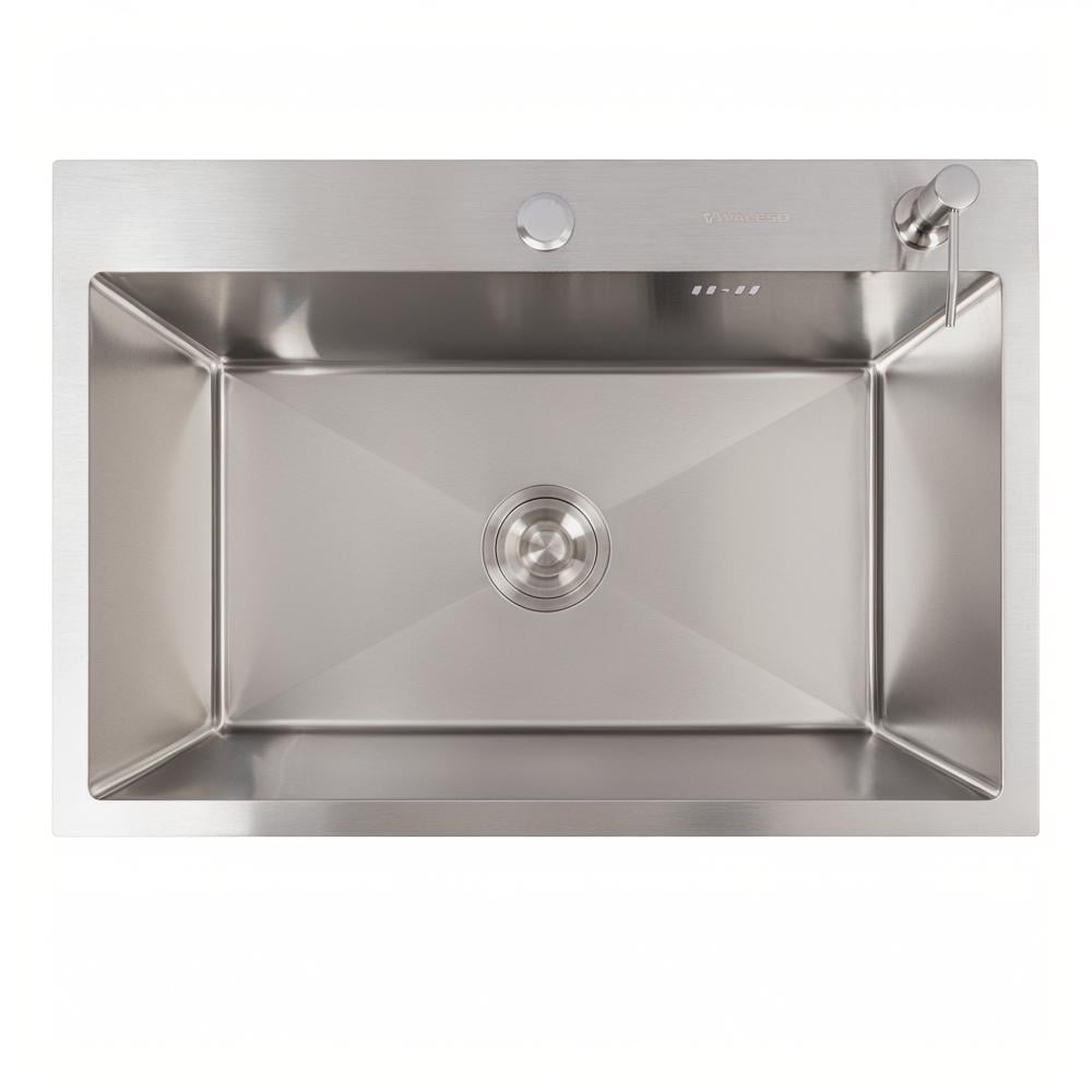 Мийка кухонна Valeso Handmade сифон круглий 3,0/0,8 65х45 см