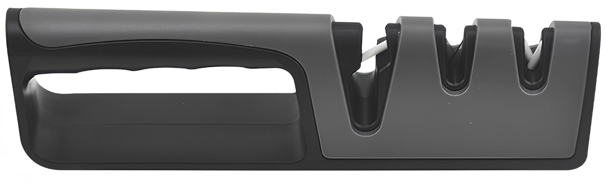 Точилка для ножів і ножиць ручна 3в1 Kayfovo RE-3 сталевих/кермічних Black (28951) Точилка для ножів і ножиць ручна 3в1 Kayfovo RE-3 сталевих/кермічних Black (28951)